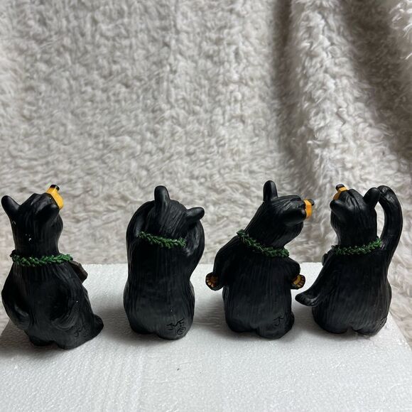 NIB BearFoots NOEL 4 Bears Xmas Collectible Montana Big Sky Carvers Jeff Fleming - Picture 8 of 13